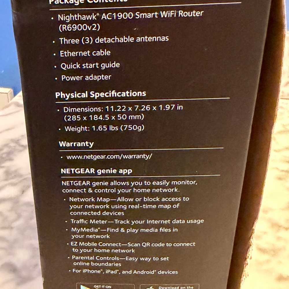 (NEW) NETGEAR Nighthawk AC1900 R6900v2 Smart Wi-Fi Router Gaming Streaming - Picture 6 of 10